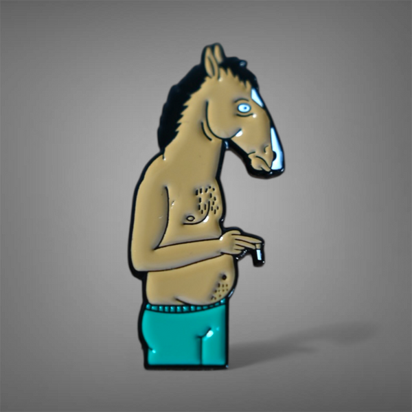 the "Bo Jack" enamel pin