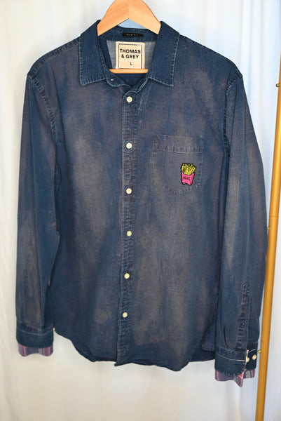 the “Famous Hot Sauce” flannel