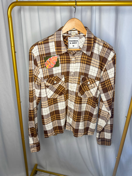 the "Painted Leaf" flannel (M)