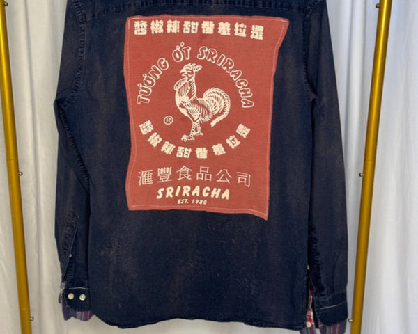 the “Famous Hot Sauce” flannel