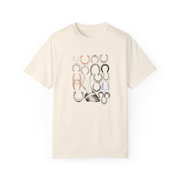 the “Horse Shoes” tee