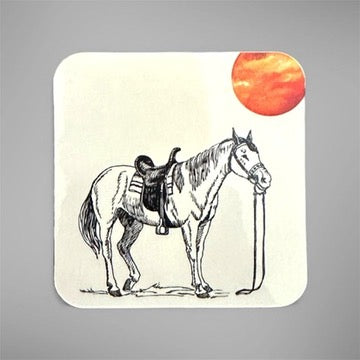 Sunset sticker