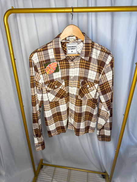 the "Painted Leaf" flannel (M)