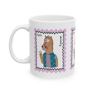 the "TOM" mug