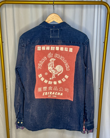 the “Famous Hot Sauce” flannel