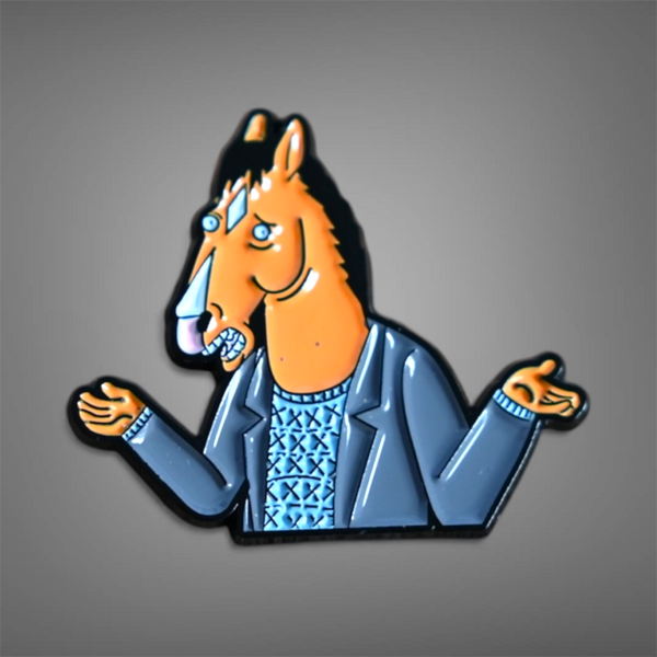 the "Bo Jack" enamel pin