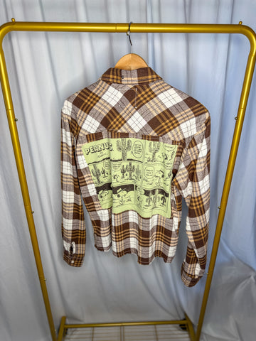 the "Painted Leaf" flannel (M)