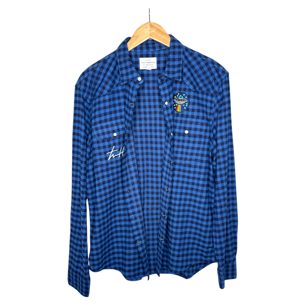 the "Sharon" button down (M)
