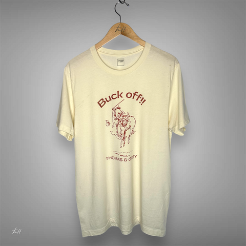 the “Buck Off “ tee