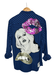 the "Sharon" button down (M)